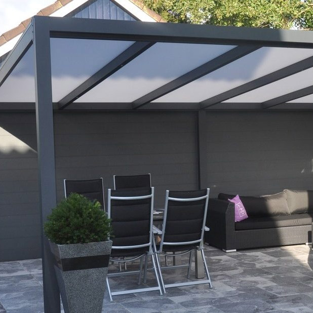 Overkapping over een terras