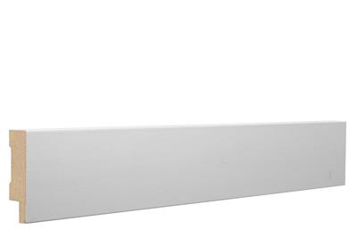 Hoekplint MDF wit voorgelakt 70x15mm 244cm 