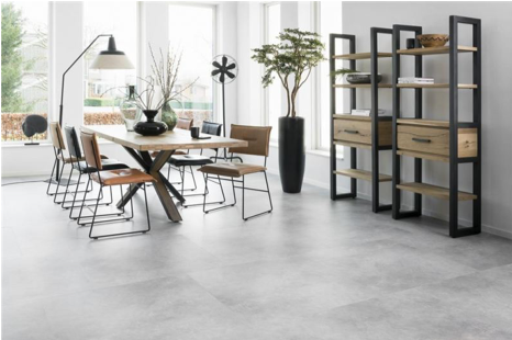 PVC vloer betonlook